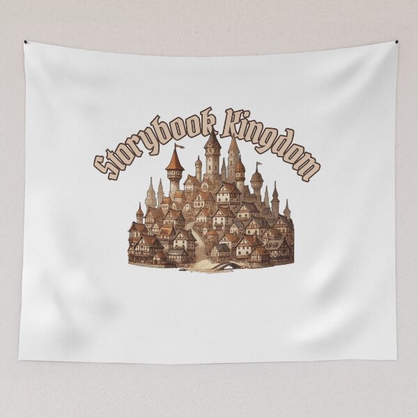 Item preview, Storybook Kingdom Enchanted Village Fantasy Dream Design designed and sold by kylmllr101684.