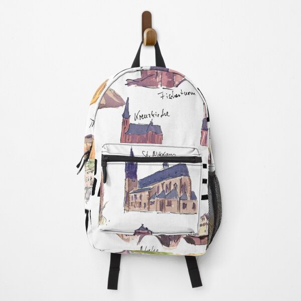 Item preview, Bad Kreuznach Germany Illustrations with Travel Plans, Highlights and Memories designed and sold by artshop77.