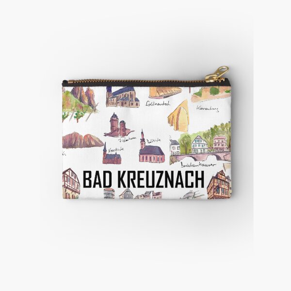 Item preview, Bad Kreuznach Germany Illustrations with Travel Plans, Highlights and Memories designed and sold by artshop77.