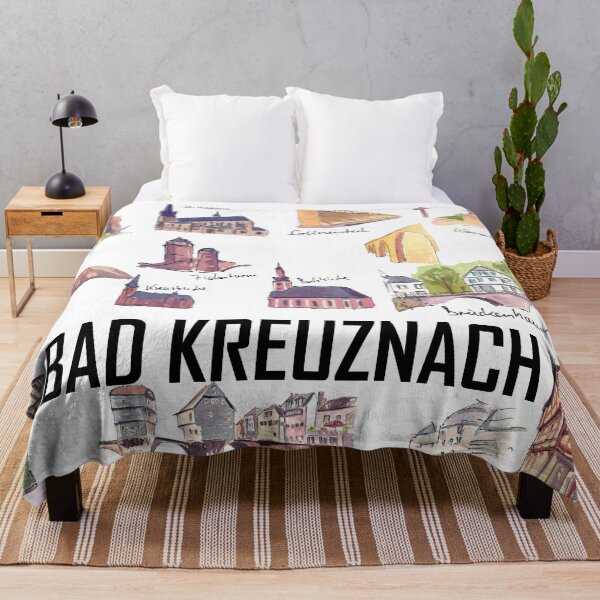 Item preview, Bad Kreuznach Germany Illustrations with Travel Plans, Highlights and Memories designed and sold by artshop77.