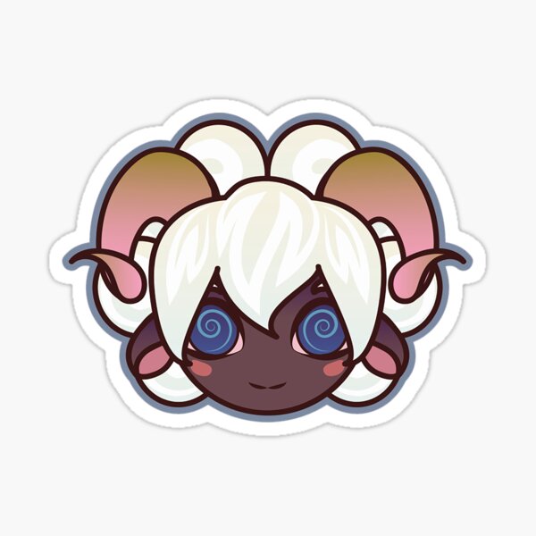 Sheep Girl Sticker
