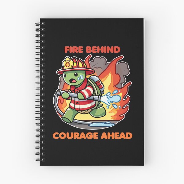 Item preview, Turtle Firefighter - Fire Behind Courage Ahead designed and sold by MaateoDesign.