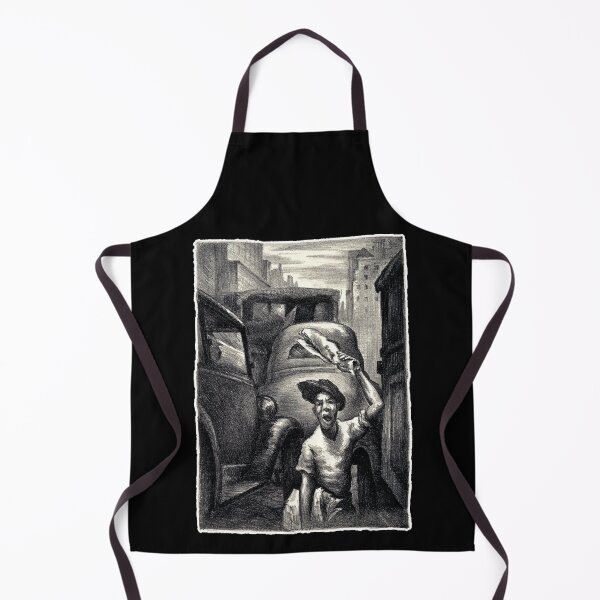 Item preview, Newsboy in New York City 1938 Carl G. Hill designed and sold by RocketshipRetro.