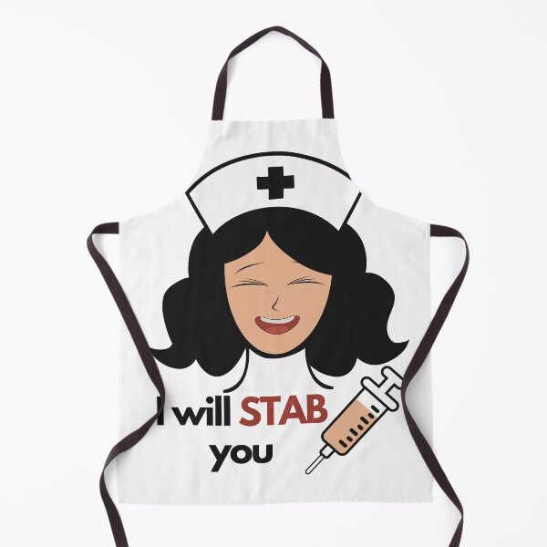 Item preview, I WILL STAB YOU Nurse Humour designed and sold by Angie-Atelier.