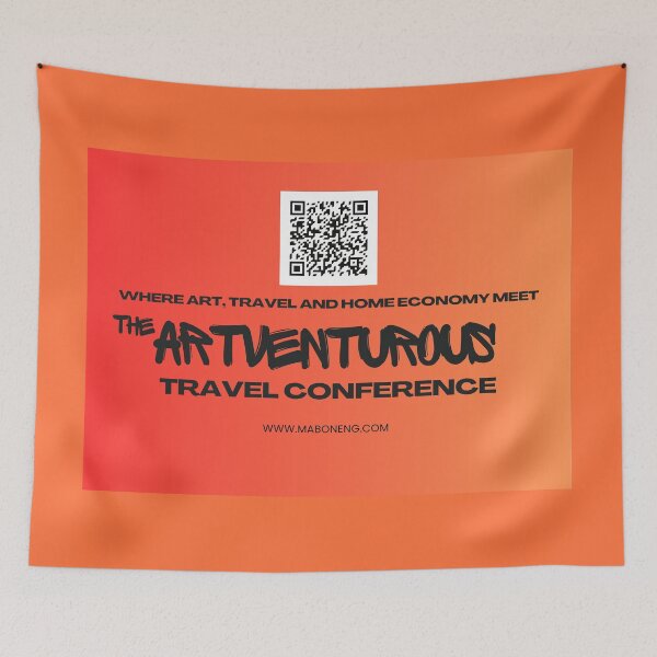 Item preview, ArtVenturous Travel Conference LOGO QR7 designed and sold by Siphiwe Ngwenya The Founder.