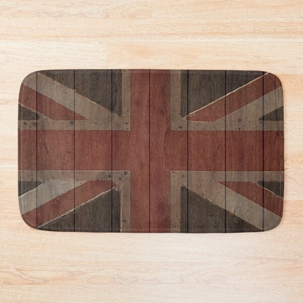 Item preview, Dark Wood Union Jack Flag of the UK designed and sold by FlowerMeFlorals.