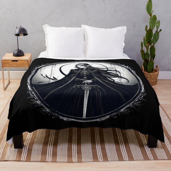 Item preview,  Elven Dark Sorceress with Sword - Gothic Fantasy Art designed and sold by IllumeInk.