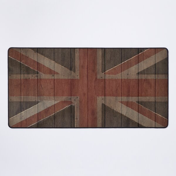 Item preview, Dark Wood Union Jack Flag of the UK designed and sold by FlowerMeFlorals.