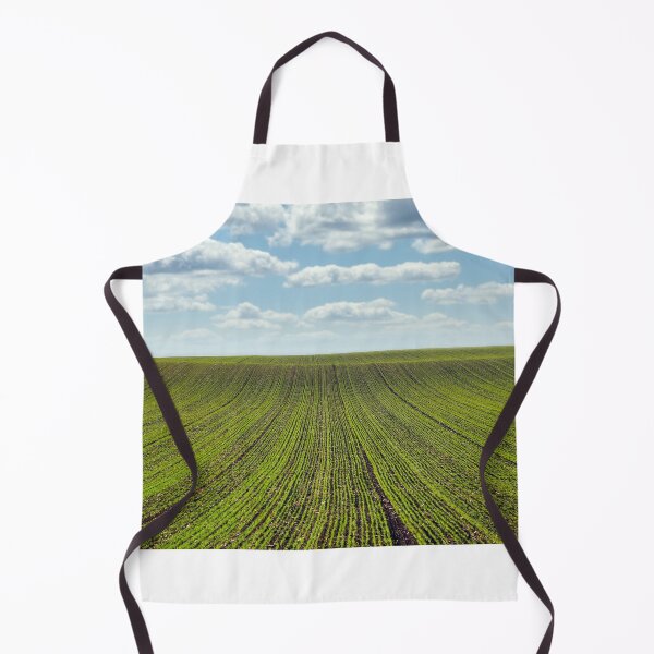 Item preview, Young green wheat in the field landscape,sunny autumn day designed and sold by goceris.