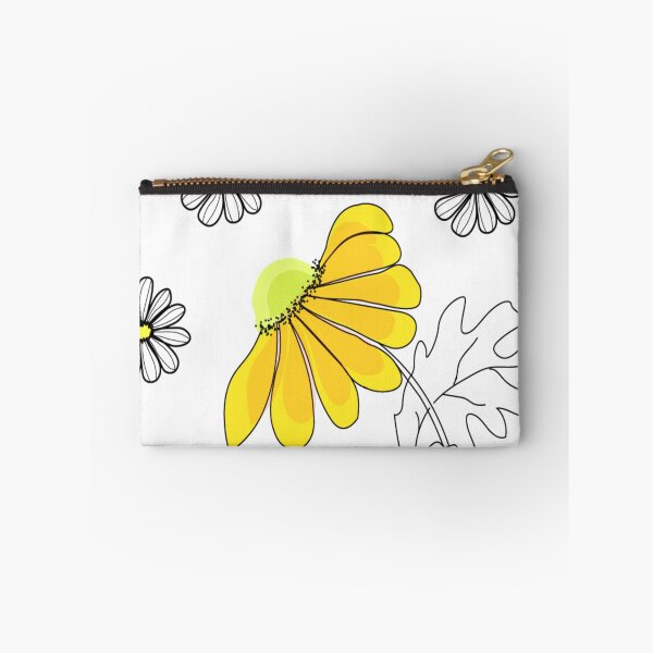 Item preview, yellow flower drawing and also white small flowers designed and sold by Nature  Nblossom.