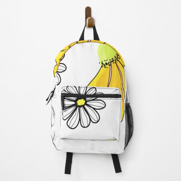 Item preview, yellow flower drawing and also white small flowers designed and sold by Nature Nblossom.