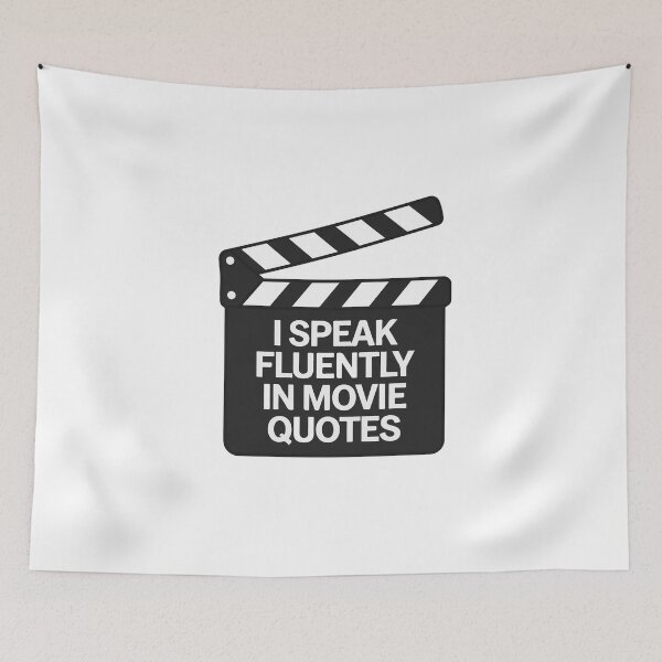 Item preview, I Speak Fluently In Movie Quotes designed and sold by NiftyWrx.