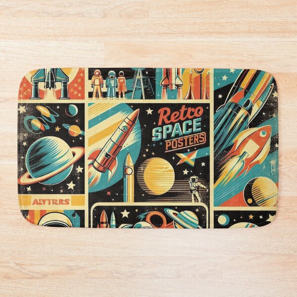 Item preview, Retro Space Exploration Posters designed and sold by JavisSRDesign.