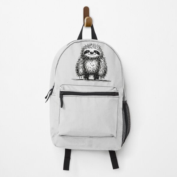 Item preview, Scruffy Sloth Monster - Quirky Creature designed and sold by Blink Art Studio.