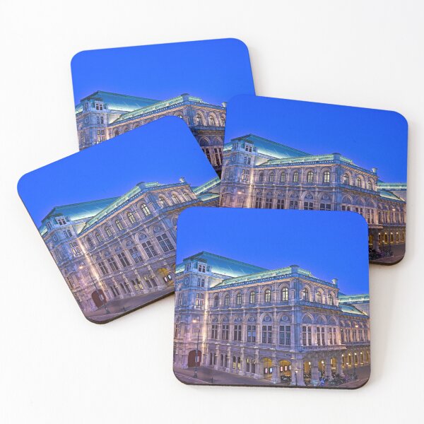 Item preview, Vienna State Opera at night in Vienna, Austria. designed and sold by goceris.