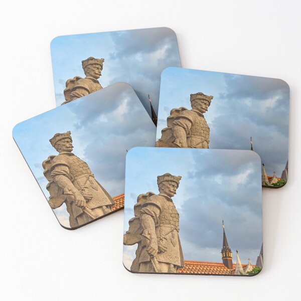 Item preview, Statue in front of the Matthias church in sunset, Budapest Hungary designed and sold by goceris.