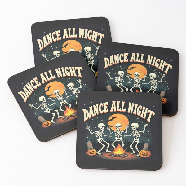 Item preview, Halloween vibe : Dancing Skeletons Crew designed and sold by blackbean21.