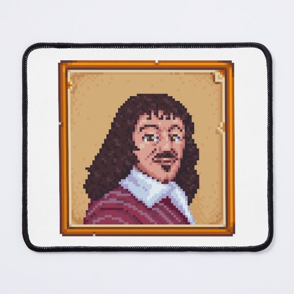 Item preview, Framed René Descartes designed and sold by SemioticOnion.