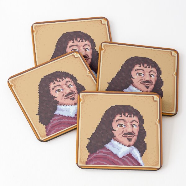 Item preview, Framed René Descartes designed and sold by SemioticOnion.