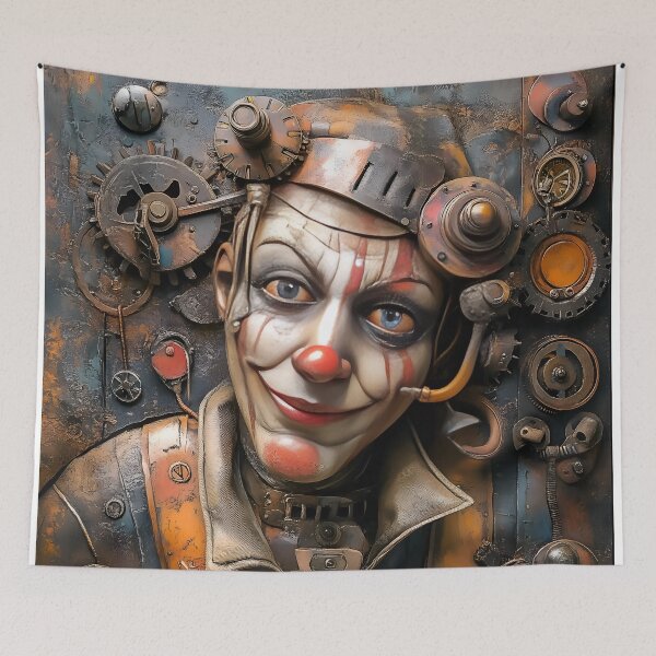 Item preview, Weird Steampunk Clown designed and sold by effervescence.