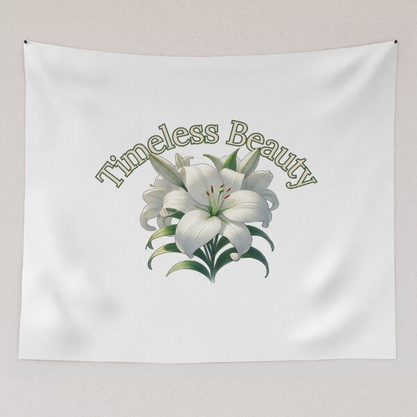 Item preview, Timeless Beauty Elegant White Lily Floral Design designed and sold by kylmllr101684.