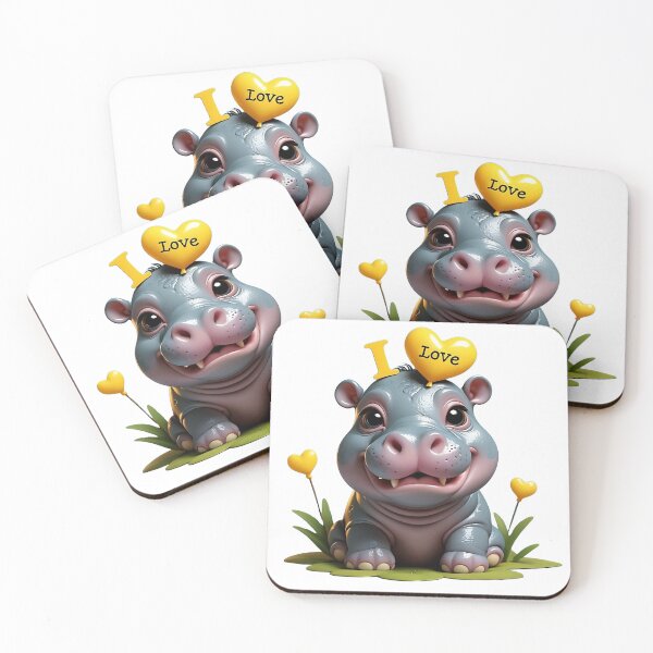 Item preview, moo deng - The Pygmy hippo - I love Moo-Deng designed and sold by MoPrintedArt.