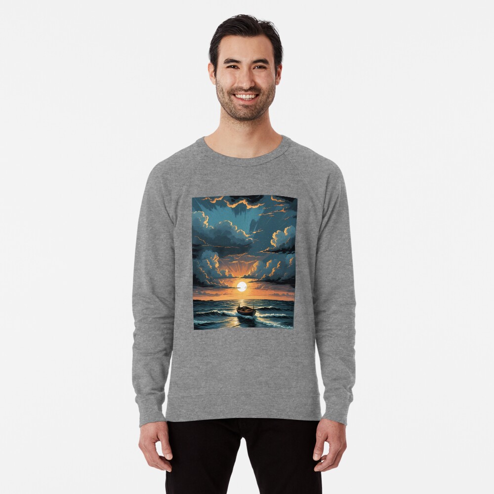 Item preview, Lightweight Sweatshirt designed and sold by HorizonHues.