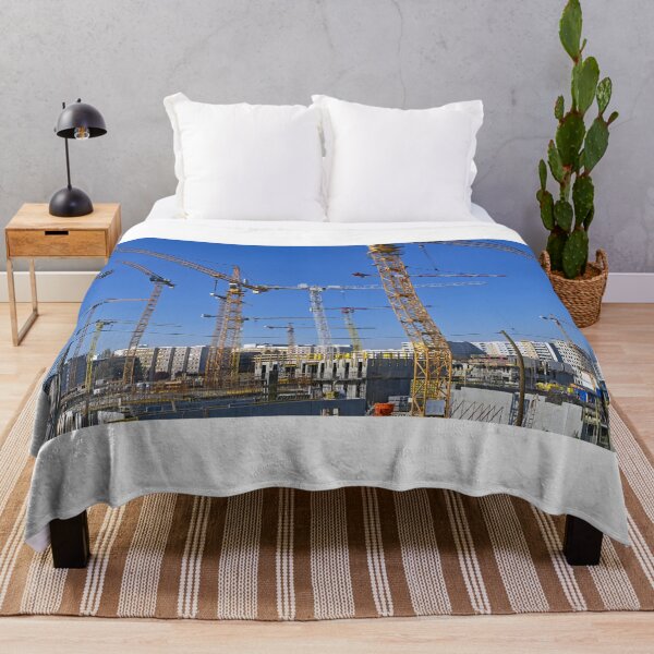 Item preview, Cranes on new building construction site in Vienna,Austria designed and sold by goceris.