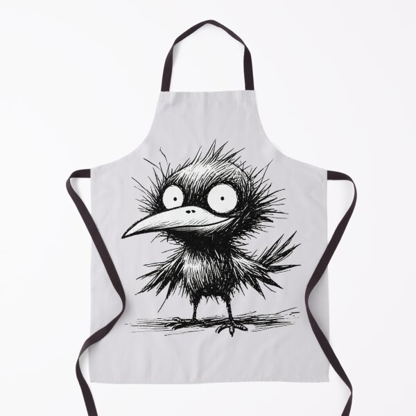 Item preview, Scruffy Bird Monster - Quirky Feathered Creature designed and sold by Blink Art Studio.