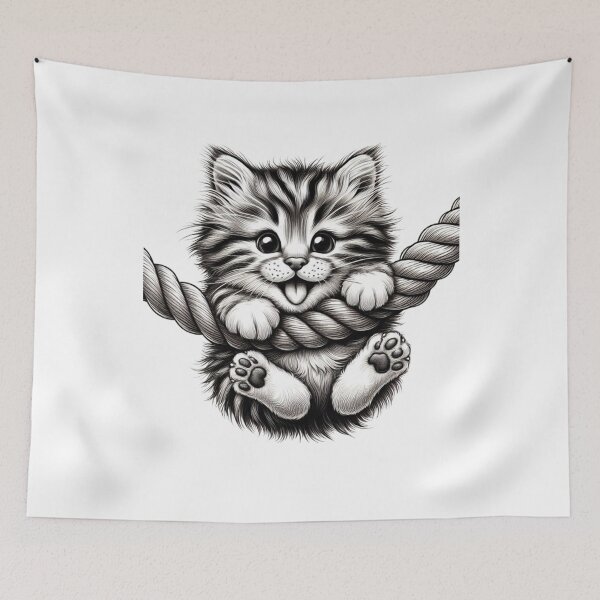 Item preview, "Curious Cat: Touching Expression" designed and sold by CHRIST5000.