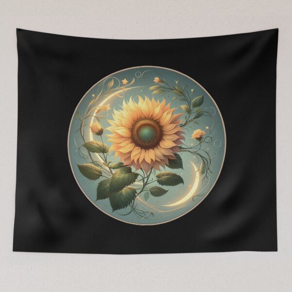 Item preview,  Sunflower Moonlit Harmony designed and sold by IllumeInk.