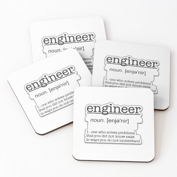 Item preview, Funny Engineer Definition Design designed and sold by NiftyWrx.
