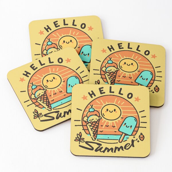 Item preview,  Hello Summer Fun Graphic Tee designed and sold by Creative Magia.