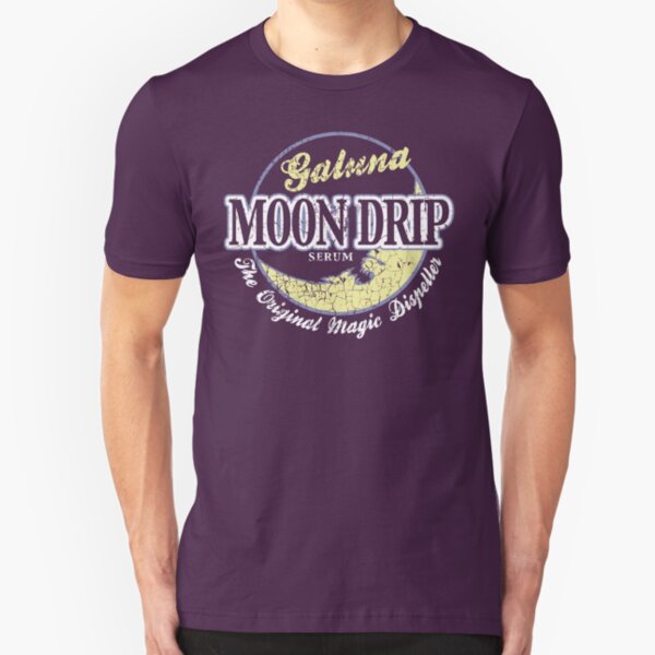 Galuna Moon Drip Slim Fit T-Shirt