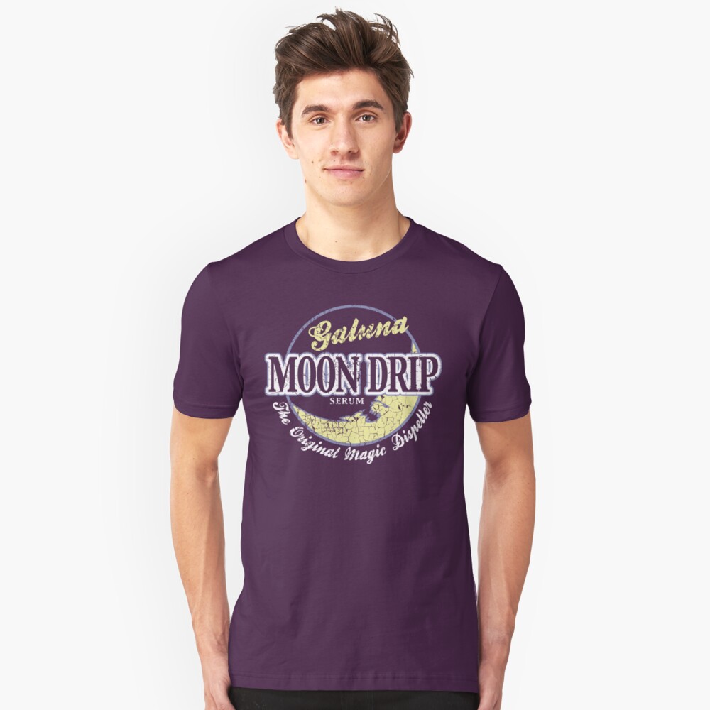 Galuna Moon Drip Slim Fit T-Shirt