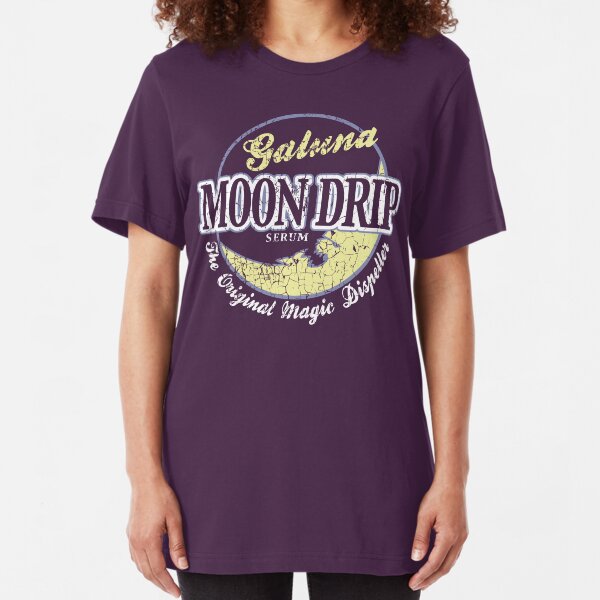 Galuna Moon Drip Slim Fit T-Shirt