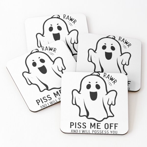 Item preview, Fantasma Brincalhão - Não Me Irrite / Playful Ghost - Don’t Piss Me Off designed and sold by debbiebento.