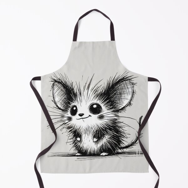 Item preview, Scruffy Mouse Monster - Playful Creature designed and sold by Blink Art Studio.