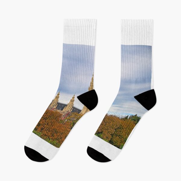 Item preview, Rathaus,The city hall of  Vienna, autumn season designed and sold by goceris.
