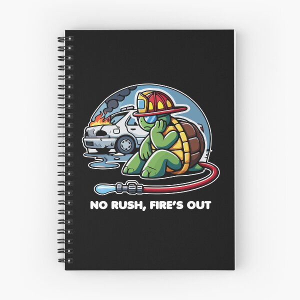 Item preview, Turtle Firefighter - No Rush, Fire's Out designed and sold by MaateoDesign.