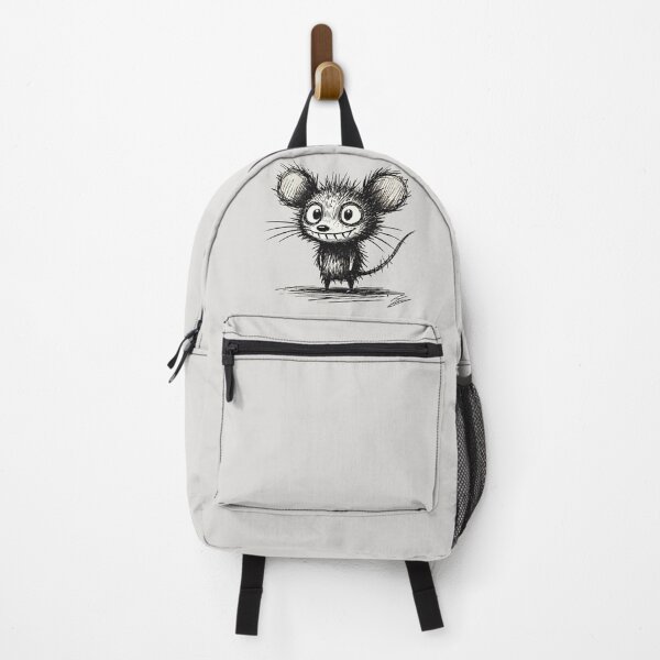 Item preview, Scruffy Mouse Monster - Playful Creature designed and sold by Blink Art Studio.