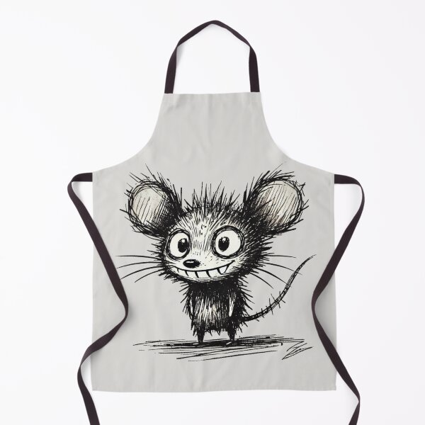Item preview, Scruffy Mouse Monster - Playful Creature designed and sold by Blink Art Studio.