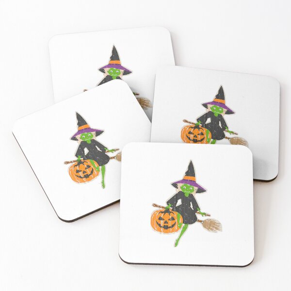 Item preview, Halloween witch scrape art designed and sold by ShopTwentyFour.