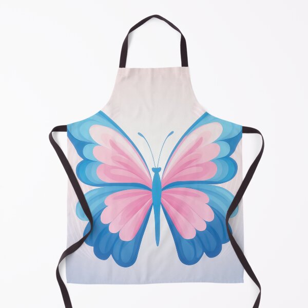 Item preview, A butterfly design with alternating pink and blue hues. designed and sold by HEMRO.
