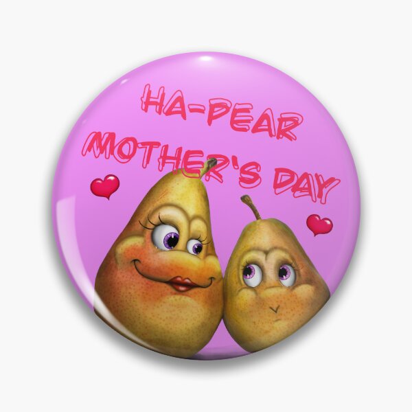Item preview, HaPEAR Mothers's Day! Mother's Day Pears Fruit Mom Child designed and sold by shamrock-illus.