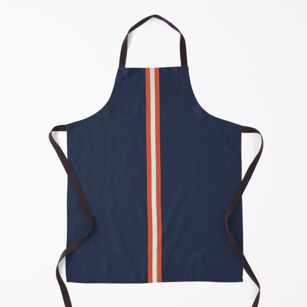 Item preview, NAVY BLUE, TENNIS COURT CLAY & CREAM Central Vertical 3 STRIPES designed and sold by RachelMacht.