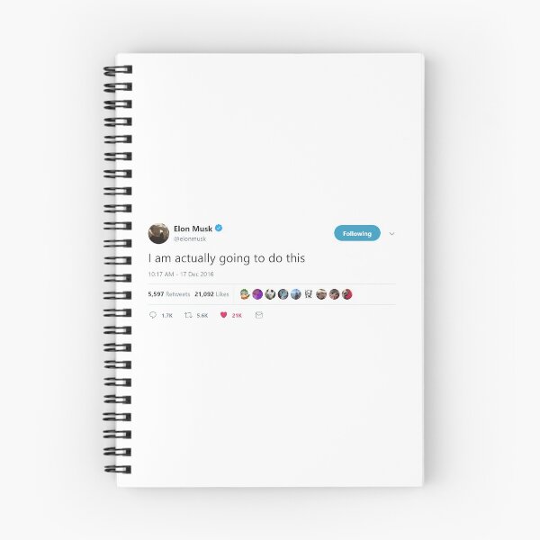 Item preview, Elon Musk Tweet Twitter designed and sold by Joshua Burgess.