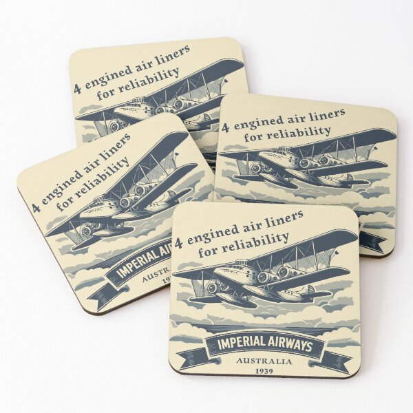 Item preview, Nostalgic 1939 Imperial Airways designed and sold by Creative Magia.
