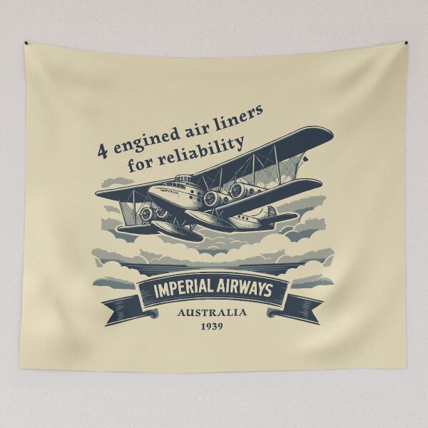 Item preview, Nostalgic 1939 Imperial Airways designed and sold by Creative Magia.
