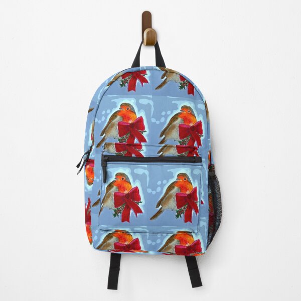 Item preview, Christmas Red Robin with bow designed and sold by Jennifer Morcom.